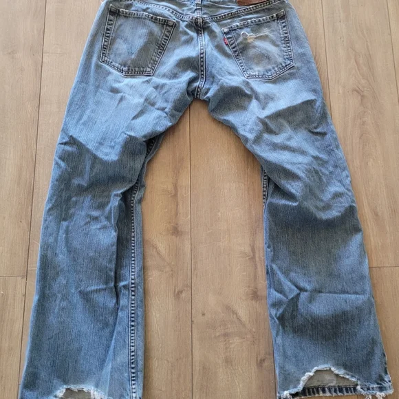 Levi's 527 Low Bootcut 33x32 Worn Western Rocker